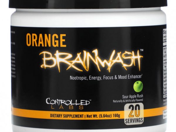 Controlled Labs, Orange Brainwash, кислое яблоко, 160 г (5,64 унции)