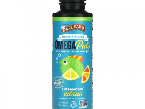 Barlean's, Omega Pals, цитрус для губ, 227 г (8 унций)