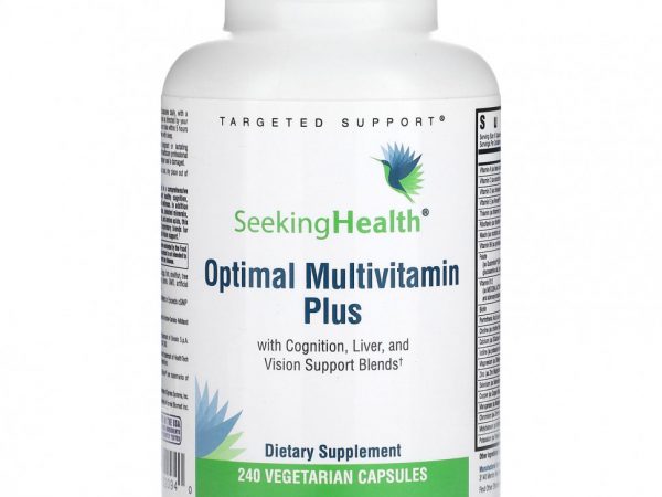 Seeking Health, Optimal Multivitamin Plus, 240 вегетарианских капсул