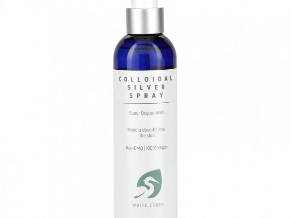 White Egret Personal Care, Спрей с коллоидным серебром, 30 частей на миллион, 8 ж. унц.(237 мл)