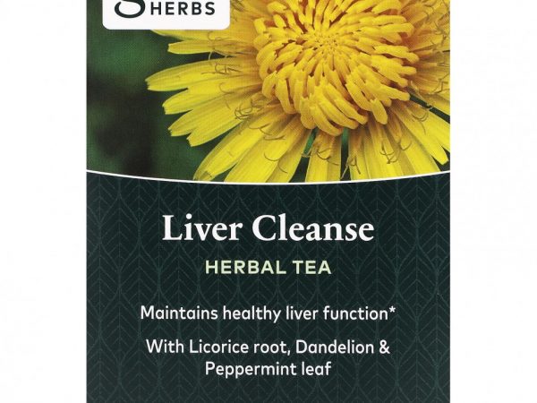 Gaia Herbs, Травяной чай для очищения печени, без кофеина, 16 чайных пакетиков, 32 г (1,13 унции)