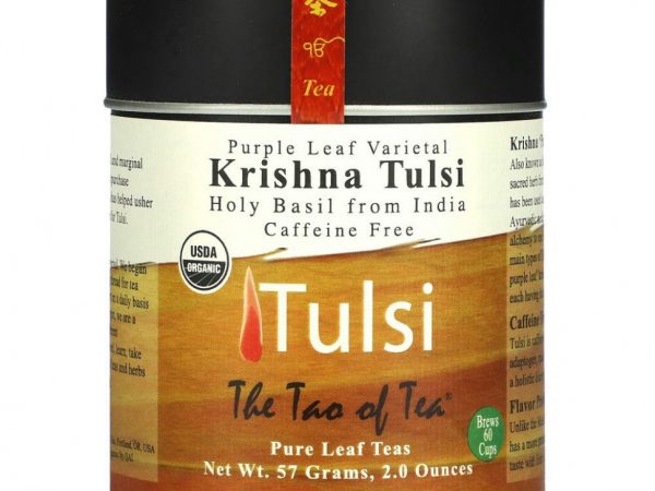 The Tao of Tea, Чай из пурпурных листьев, Кришна тулси, без кофеина, 57 г (2,0 унции)