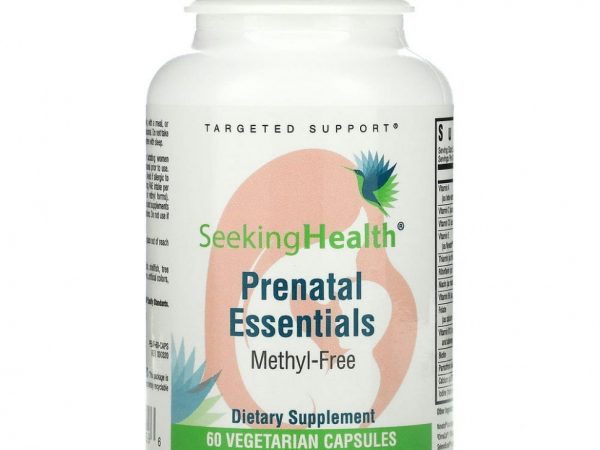Seeking Health, Prenatal Essentials, без метила, 60 вегетарианских капсул