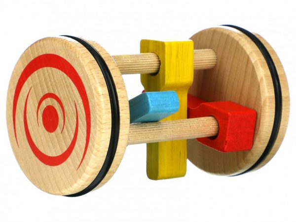 Begin Again Toys, Click & Roll Push Around, игрушка для малышей Active Play, для детей от 18 месяцев, 1 штука