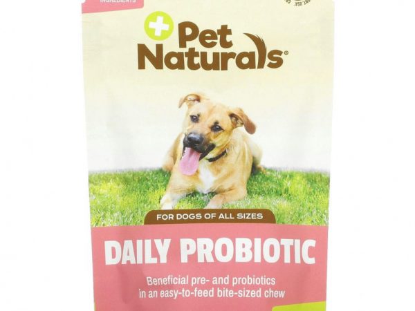 Pet Naturals of Vermont, ежедневный пробиотик, для собак всех размеров, 60 жевательных таблеток, 72 г (2,55 унции)