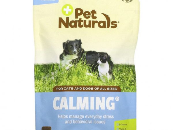Pet Naturals of Vermont, добавка для собак и кошек, с успокаивающим эффектом, 160 жевательных таблеток, 240 г (8,46 унции)