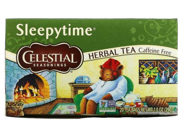 Celestial Seasonings, Sleepytime, травяной чай, без кофеина, 20 чайных пакетиков, 29 г (1,0 унции)