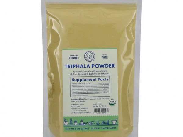 Pure Indian Foods, Органический порошок из трифалы, 227 г (8 унций)