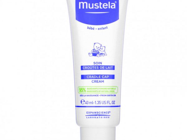 Mustela, Крем Cradle Cap, 1,35 жидкой унции (40 мл)