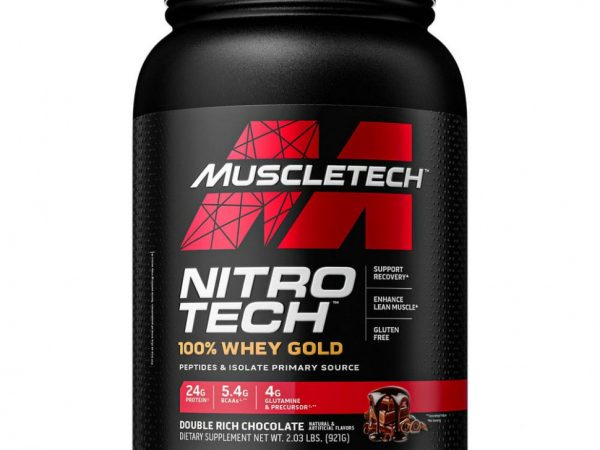 Muscletech, Performance Series, Nitro Tech, 100% Whey Gold (100% сыворотка), двойной шоколад, 1,02 кг (2,24 фунта)