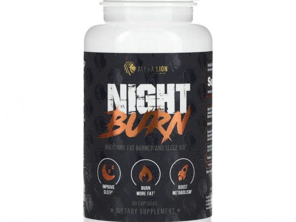 ALPHA LION, Night Burn, 60 капсул