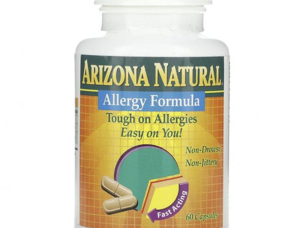Arizona Natural, Allergy Formula, 60 капсул