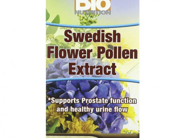 Bio Nutrition, Экстракт шведской цветочной пыльцы, 60 вегетарианских капсул