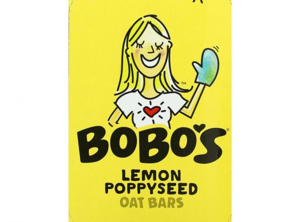Bobo's Oat Bars, Овсяные батончики с лимоном и маком, 12 батончиков по 85 г (3 унции)