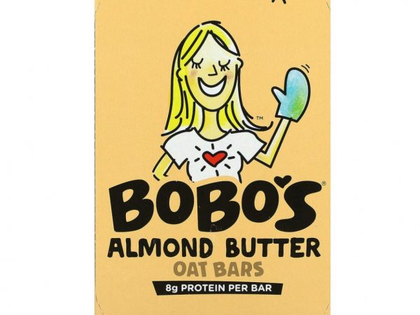 Bobo's Oat Bars, Овсяные батончики с миндальным маслом, 12 батончиков, по 85 г (3 унции)