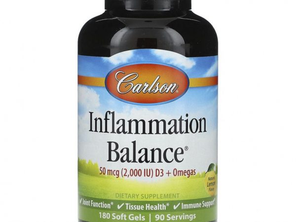 Carlson, Balance Balance, натуральный лимон, 180 мягких таблеток
