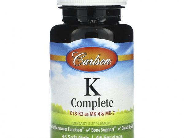 Carlson, K Complete, 45 Softgels