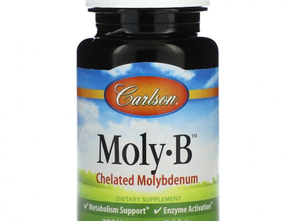 Carlson, Moly·B, Молибден, 300 таблеток