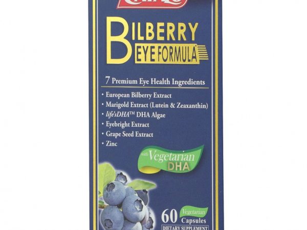 Catalo Naturals, Bilberry Eye Formula, 60 вегетарианских капсул