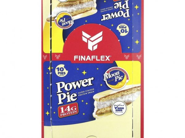 Finaflex, MoonPie, Power Pie, ваниль, 10 пирогов, 66 г (2,3 унции)