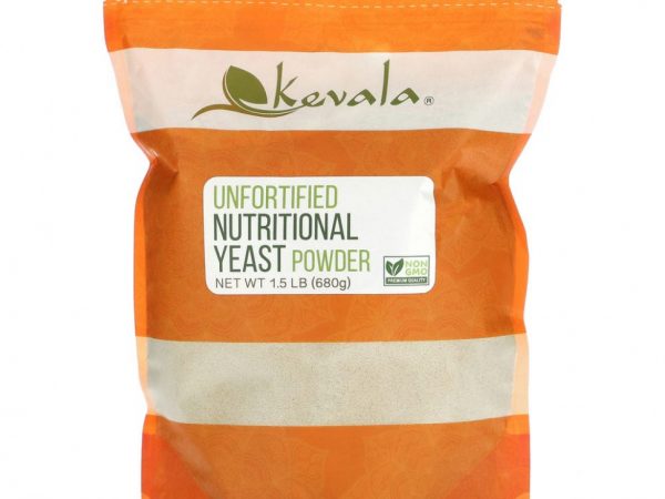 Kevala, Порошок не обогащенных пищевых дрожжей, 680 г (1,5 фунта)