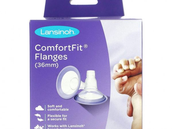 Lansinoh, Фланцы ComfortFit, 36 мм`` 2 фланца
