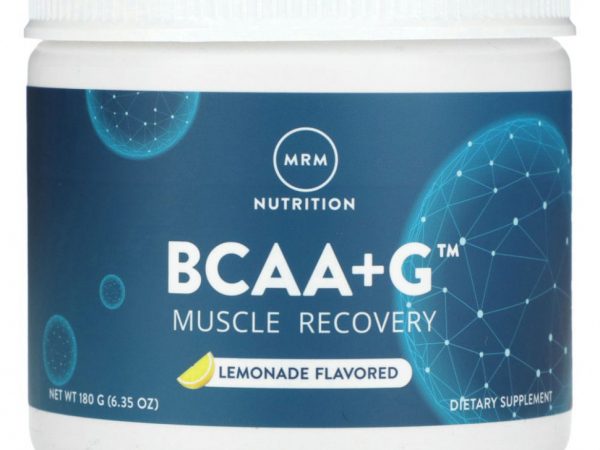MRM Nutrition, BCAA + G, восстановление мышц, лимонад, 180 г (6,35 унции)