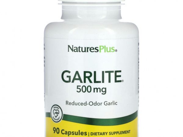 NaturesPlus, Гарлит, 500 мг, 90 капсул
