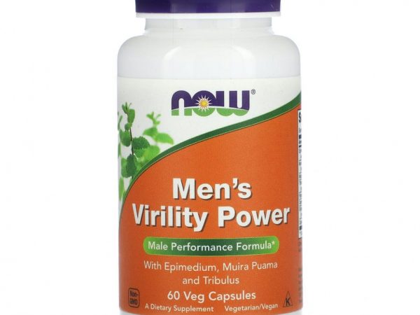 NOW Foods, Men's Virility Power, 60 растительных капсул