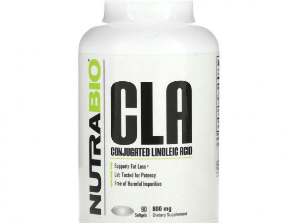 Nutrabio Labs, КЛК, 800 мг, 90 мягких таблеток