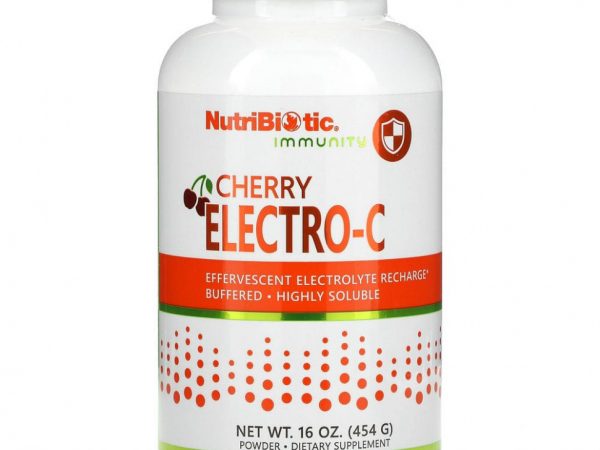 NutriBiotic, Immunity, Cherry Electro-C, 454 г (16 унций)