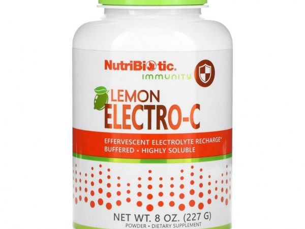 NutriBiotic, Immunity, Lemon Electro-C, 227 г (8 унций)