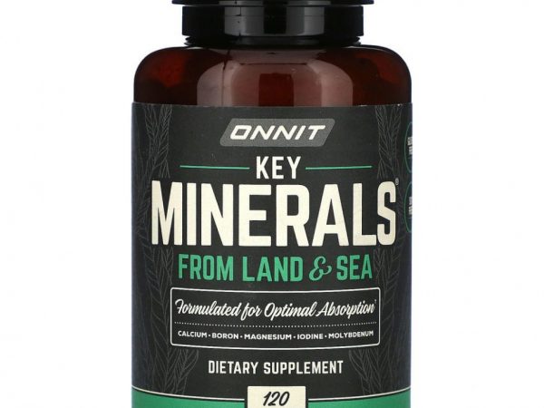Onnit, Ключевые минералы суши и моря, 120 капсул
