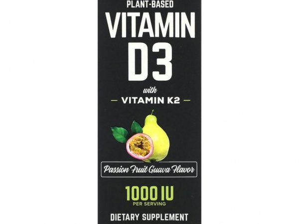 Onnit, Растительный витамин D3 с витамином K2, гуава из маракуйи, 1000 МЕ, 24 мл (0,8 жидк. Унции)
