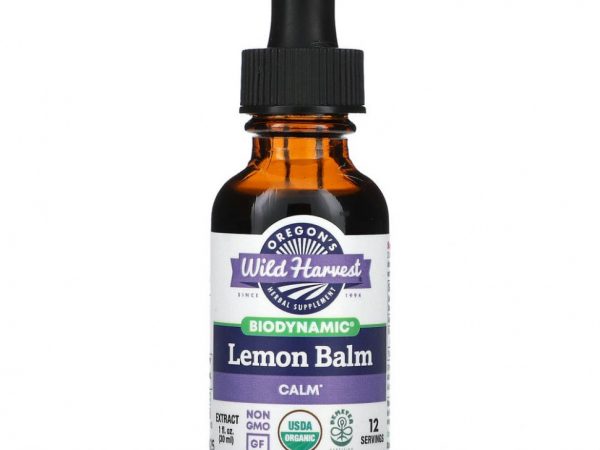 Oregons Wild Harvest, Biodynamic, мелисса, успокаивающее, 30 мл (1 жидк. Унция)