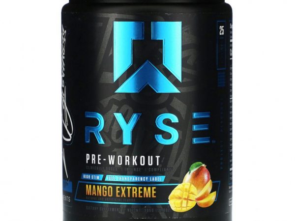 Ryse Supps, Перед тренировкой, Mango Extreme, 305 г (10,8 унции)