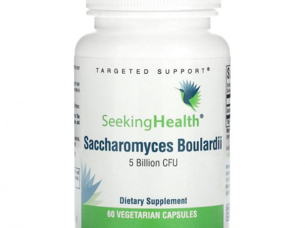 Seeking Health, Сахаромицеты Буларди, 5 млрд КОЕ, 60 вегетарианских капсул