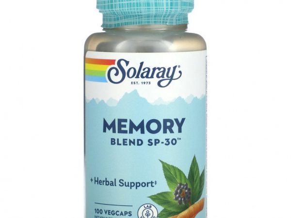Solaray, Memory Blend SP-30, 100 VegCaps