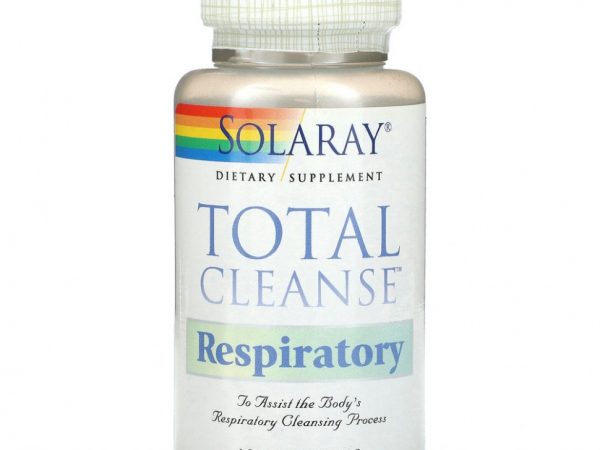 Solaray, Total Clean, респираторная, 60 капсул