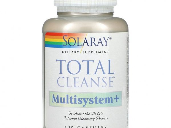 Solaray, Total Cleanse, Multisystem +, 120 капсул