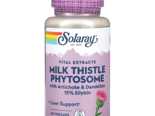 Solaray, Vital Extracts, Milk Thistle Phytosome, 60 VegCaps