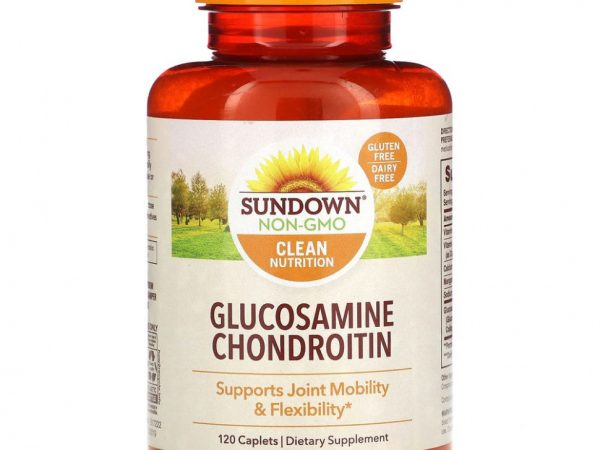 Sundown Naturals, Глюкозамин хондроитин, 120 капсул