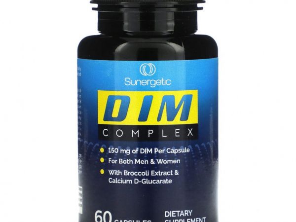 Sunergetic, DIM Complex, 150 мг, 60 капсул