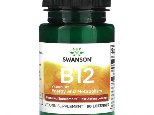 Swanson, Витамин B12`` 60 пастилок