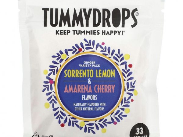 Tummydrops, Органический имбирь, 33 пастилки