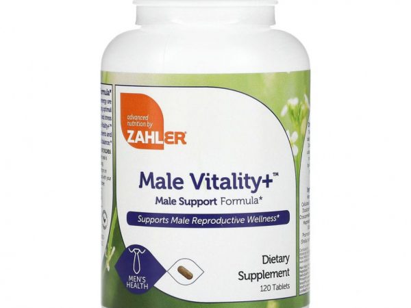 Zahler, Male Vitality +, 120 таблеток