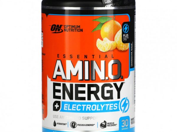Optimum Nutrition, Essential Amino Energy + Electrolytes, Tangerine Wave, 10.05 oz (285 g)