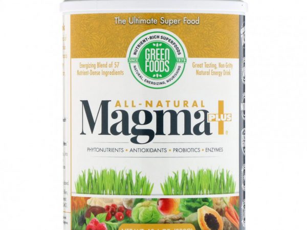Green Foods, Полностью натуральный продукт Magma Plus, 300 г (10,6 унции)
