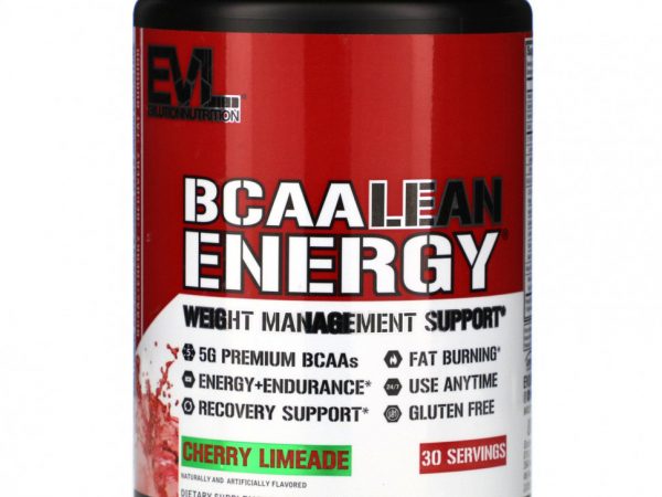 EVLution Nutrition, BCAA LEAN ENERGY, вишневый лаймад, 10,90 унций (309 г)