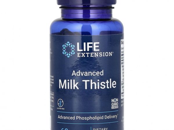 Life Extension, улучшенная формула расторопши, 60 капсул
